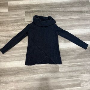 Women’s Cowl Neck Navy Blue Sweater